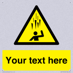 Custom Falling Ice sign